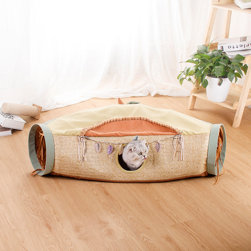The Purrfect Playground: Totoro Style Pet Tunnel Play Toy